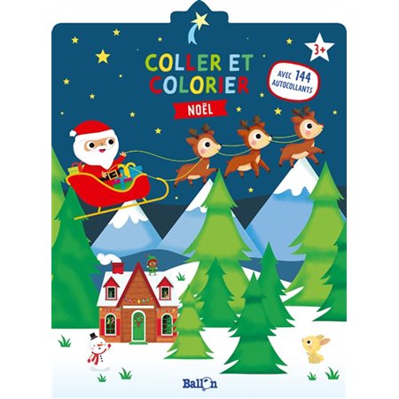 Coller et colorier; Noël