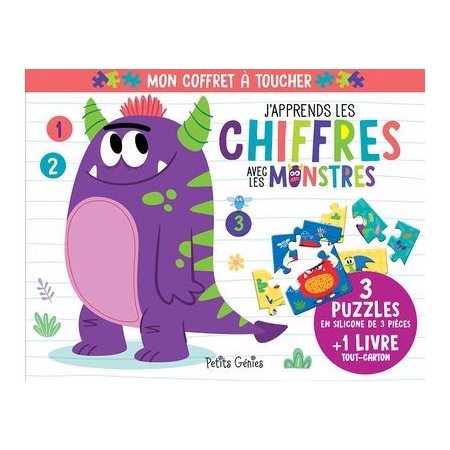 Mon coffret à toucher - J'apprends les chiffres avec les monstres