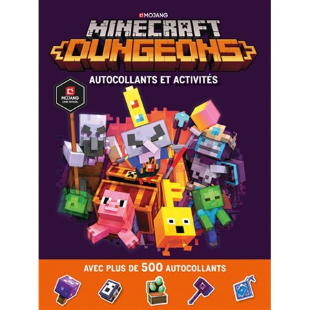 Minecraft, Dungeons autocollants et activités