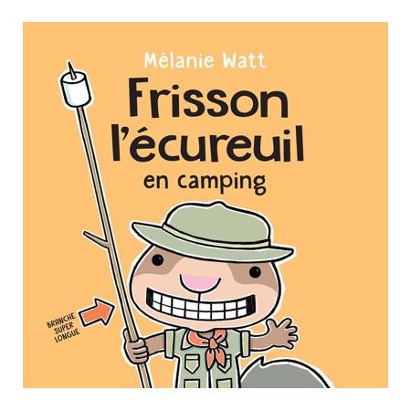 Frisson l'écureuil en camping