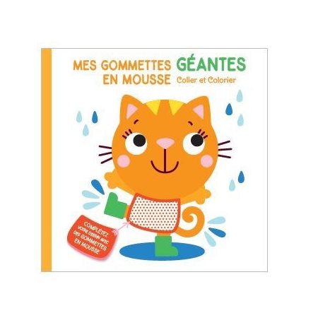 Mes gommettes géantes en mousse Chat