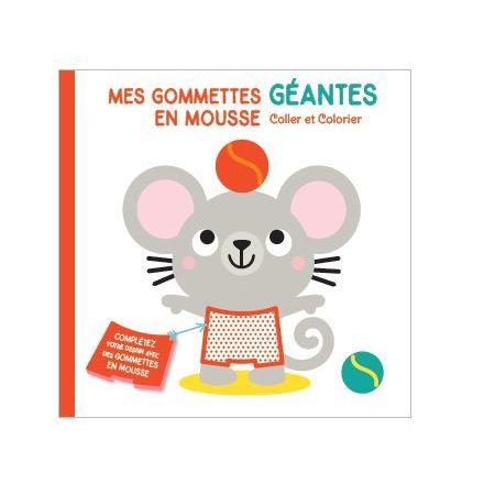 Mes gommettes géantes en mousse Souris