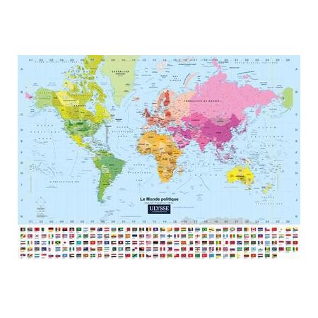 Carte du Monde politique (plastifiée)