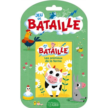 Jeu de bataille Les animaux de la ferme