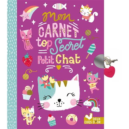 Mon carnet top secret petit chat