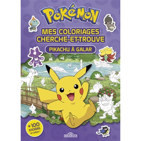 Pokémon mes coloriages cherche-et-trouve : Pikachu à Galar