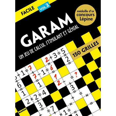 Garam, un jeu de calcul stimulant et génial, #3