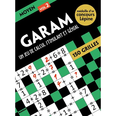 Garam, un jeu de calcul stimulant et génial, #2, moyen