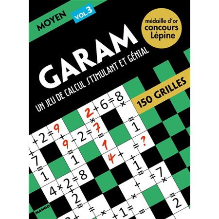 Garam, un jeu de calcul stimulant et génial, #3, moyen