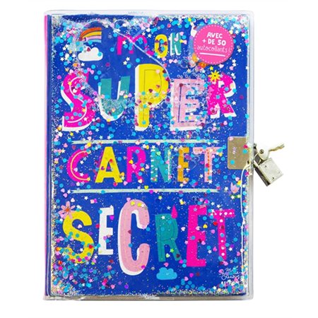 Mon super carnet secret gel glitter