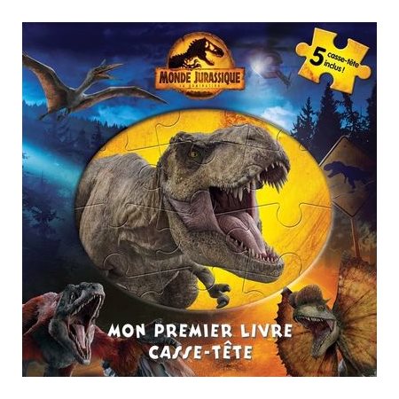 Mon premier livre casse-tête Monde Jurassique