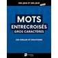 Mots entrecroisés - Gros caractères