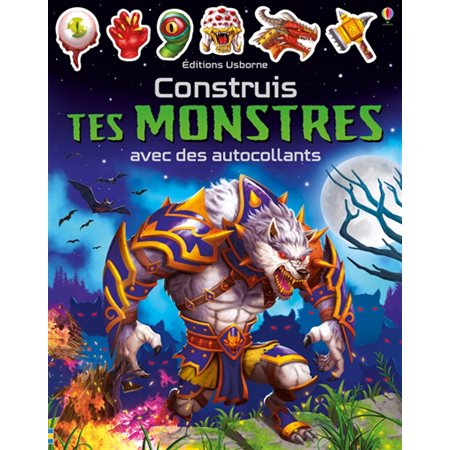 Construis tes monstres avec des autocollants