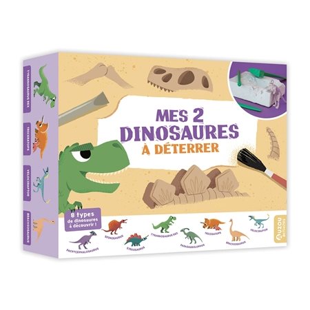 Mes 2 dinosaures à déterrer