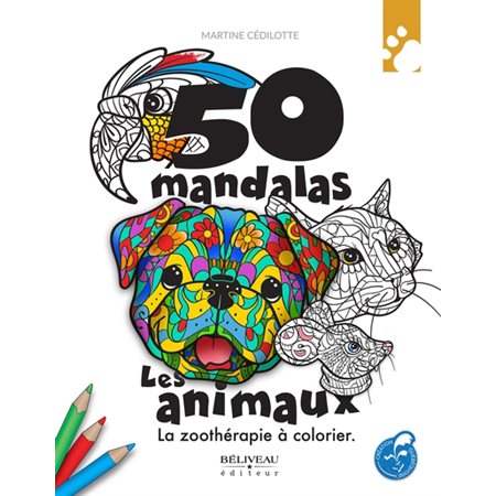 50 mandalas - Les animaux