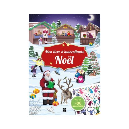 Mon livre d'autocollants : Noël