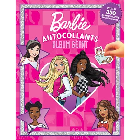 Autocollants album géant, Barbie