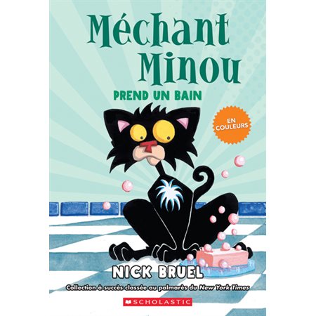 Mechant Minou prend un bain