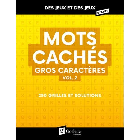 Mots caches gros caracteres vol. 2