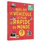 Quel est le véhicule le plus rapide du monde ?