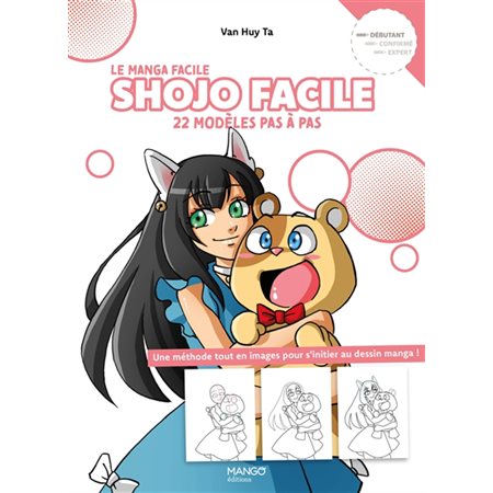 Shojo facile 22 modèles pas à pas débutant