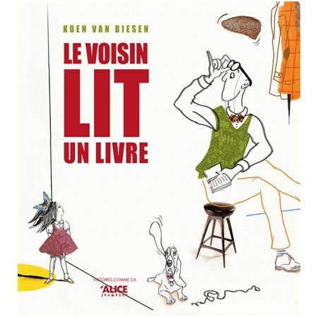 Le voisin lit un livre