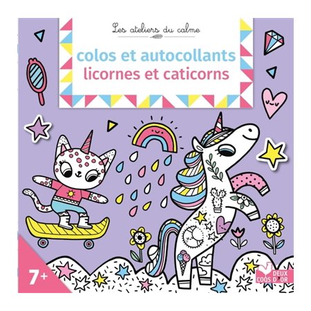 Colos et autocollants licornes et caticorns