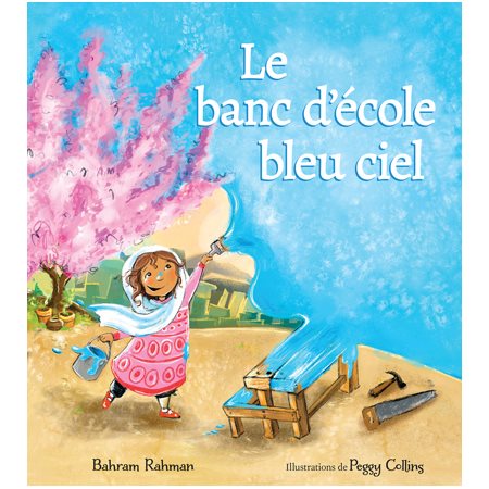 Le banc d’école bleu ciel