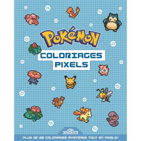 Pokémon coloriage pixel