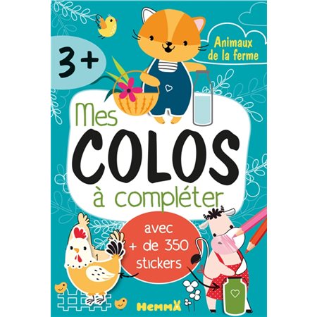 Mes colos à compléter, animaux de la ferme