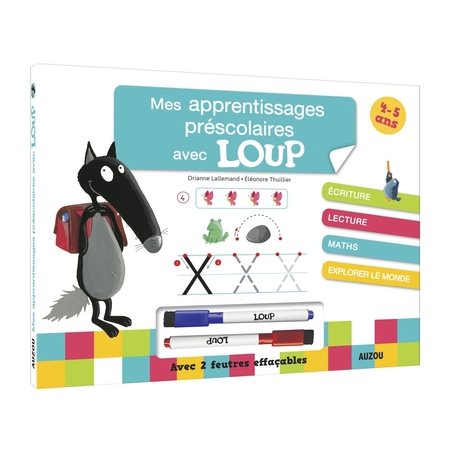 Mes apprentissages préscolaires avec Loup 4-5 ams