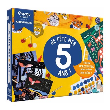 Mon coffret d'anniversaire, je fête mes 5 ans!