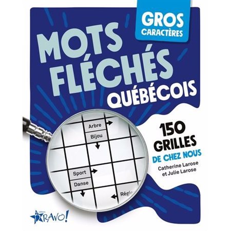 Mots fléchés québécois - gros caractères