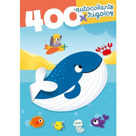 400 autocollants rigolos - La baleine