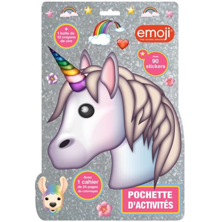 Emoji licorne, pochette d'activités