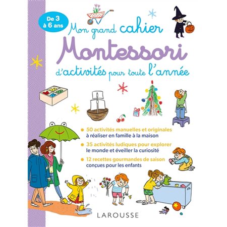 Mon grand cahier Montessori d'activités pour toute l'année