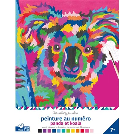 Peinture au numéro panda et koala