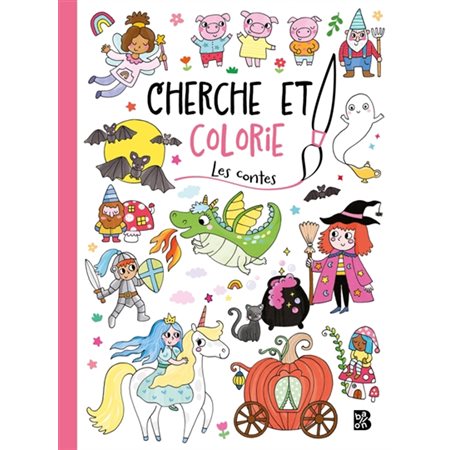 Cherche et colorie les contes