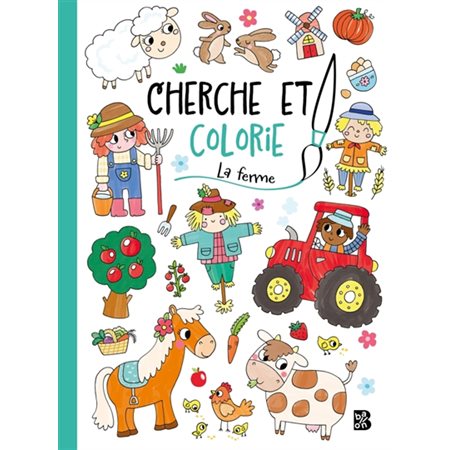 Cherche et colorie la ferme