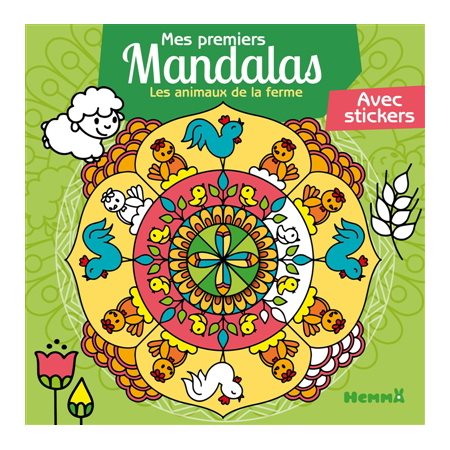 Mes premiers mandalas, Les animaux de la ferme