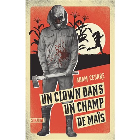 Un clown dans un champ de maïs