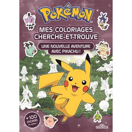 Mes coloriages cherche et trouve Pokémon