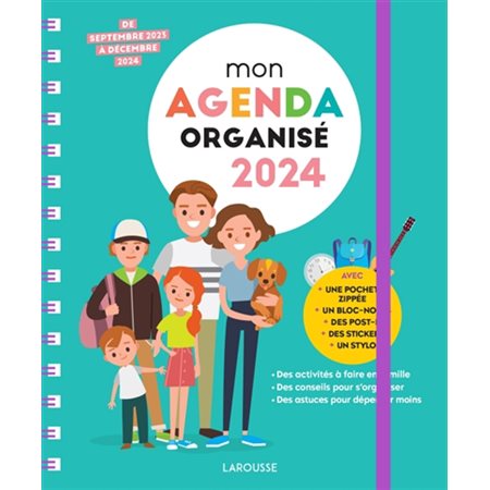 Mon Agenda Famille Organisée 2024