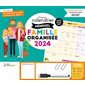 Grand calendrier mensuel famille organisée 2024