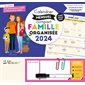 Calendrier compact mensuel famille organisée 2024