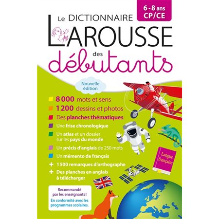 Le dictionnaire Larousse des débutants, 6-8 ans