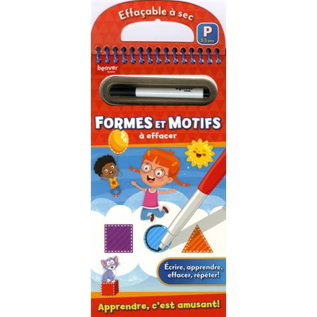 Formes et motifs à effacer 3-5 ans