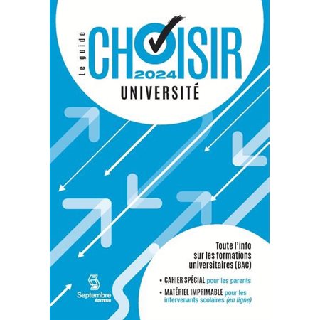 Le guide Choisir - Université 2024