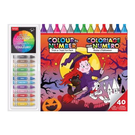 Coloriage par numéro, Atelier d'Halloween