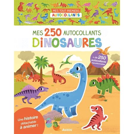 Mes 250 autocollants dinosaures